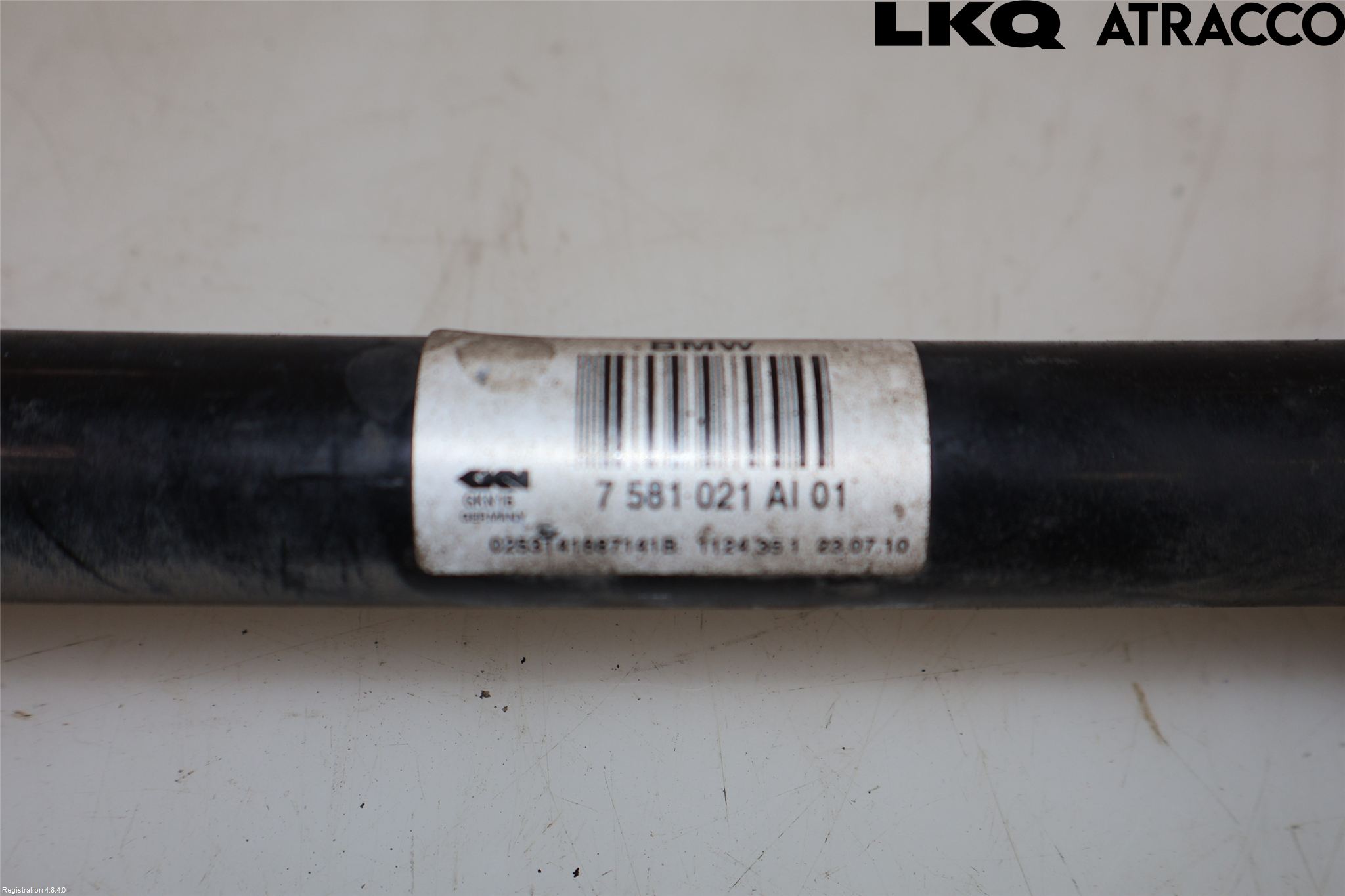 BMW 5 F10/F11/F18 09-17 Drivaksel Bak Kompl Venstre