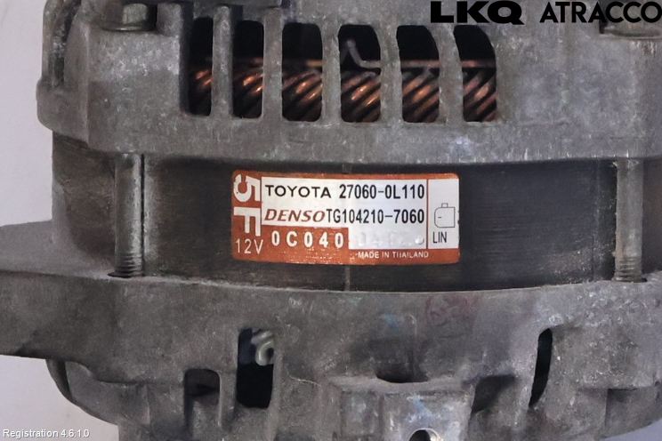 Toyota HILUX 16- Dynamo