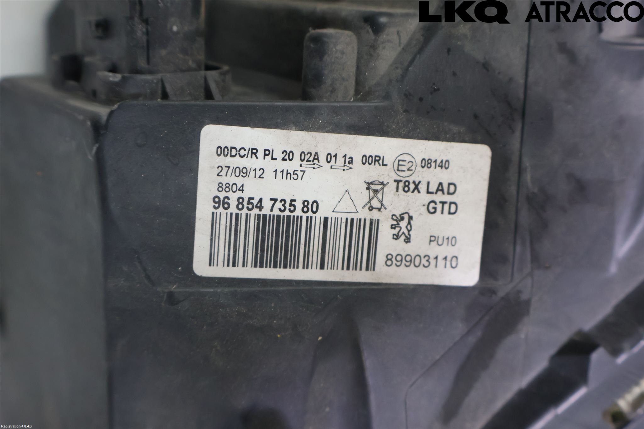 Peugeot 3008 09-16 Frontlykt Venstre