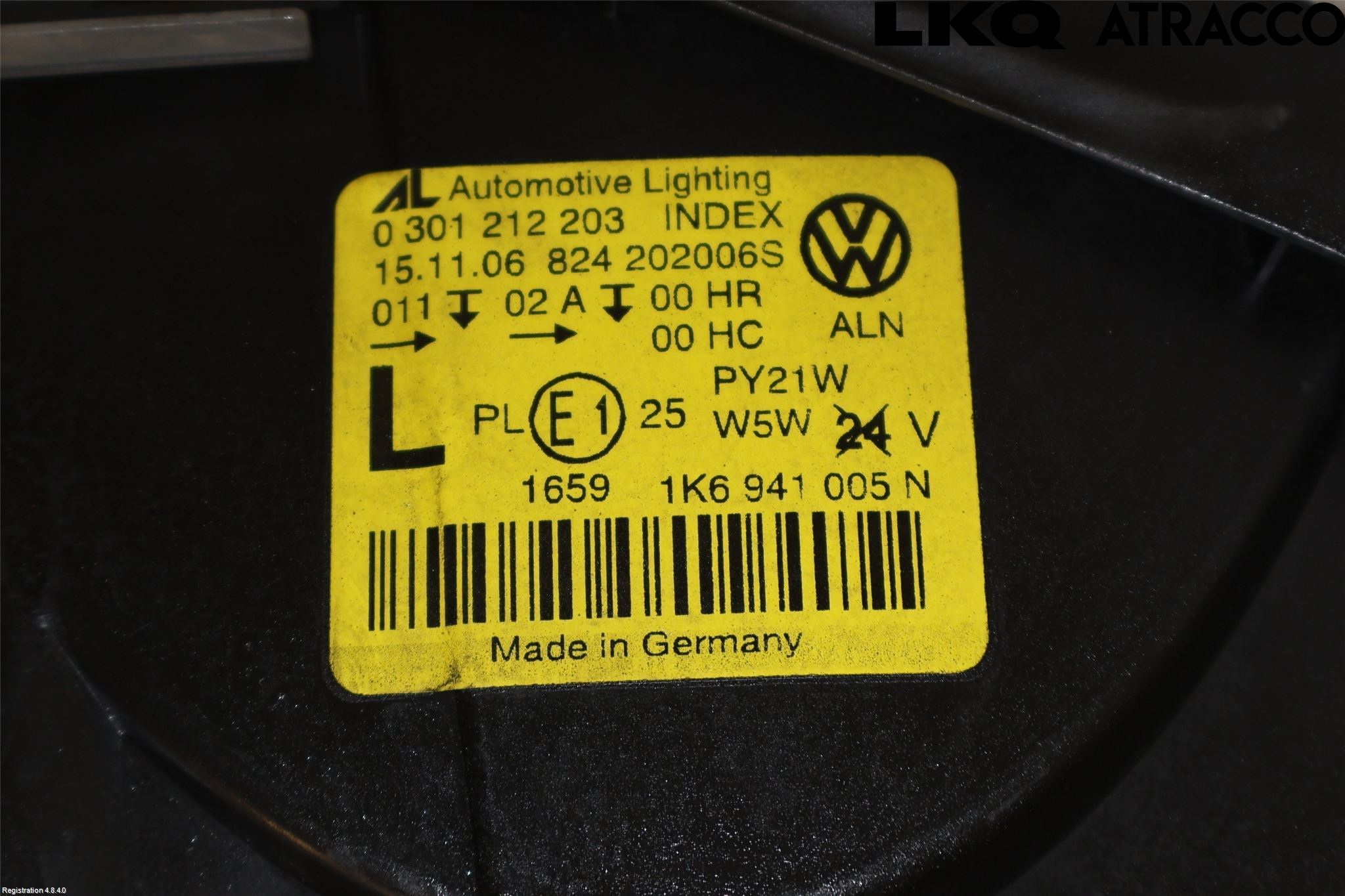 Volkswagen VW GOLF V 04-09 Frontlykt Venstre