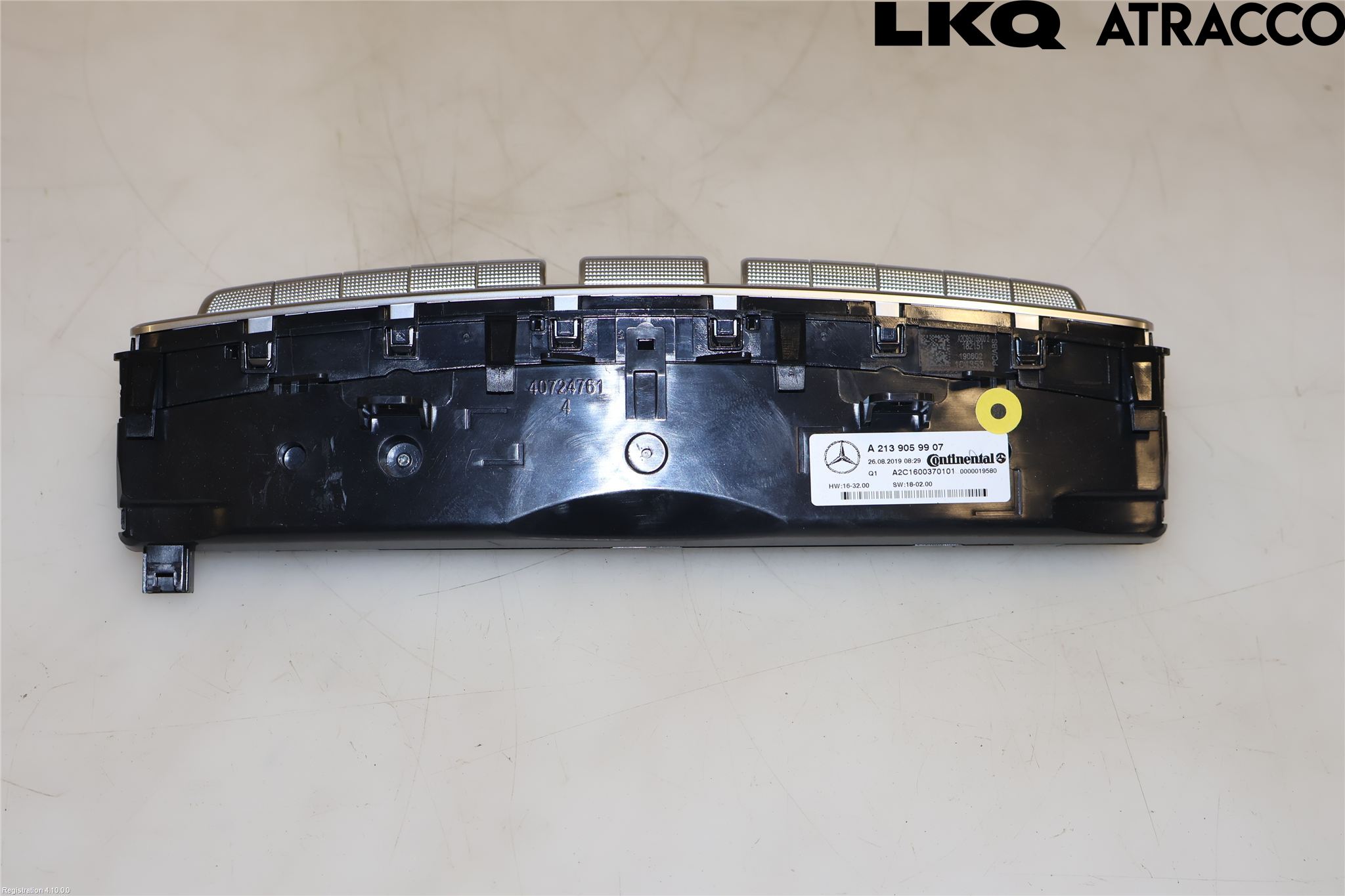Mercedes-Benz MB E-KLASS (W213) 16-23 Varme Ac Betjening-Display