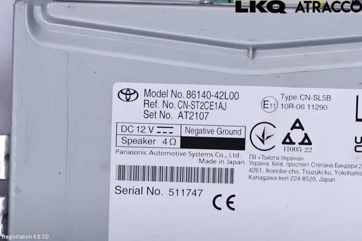 Toyota RAV4 19- Stereo Radio Med Cd