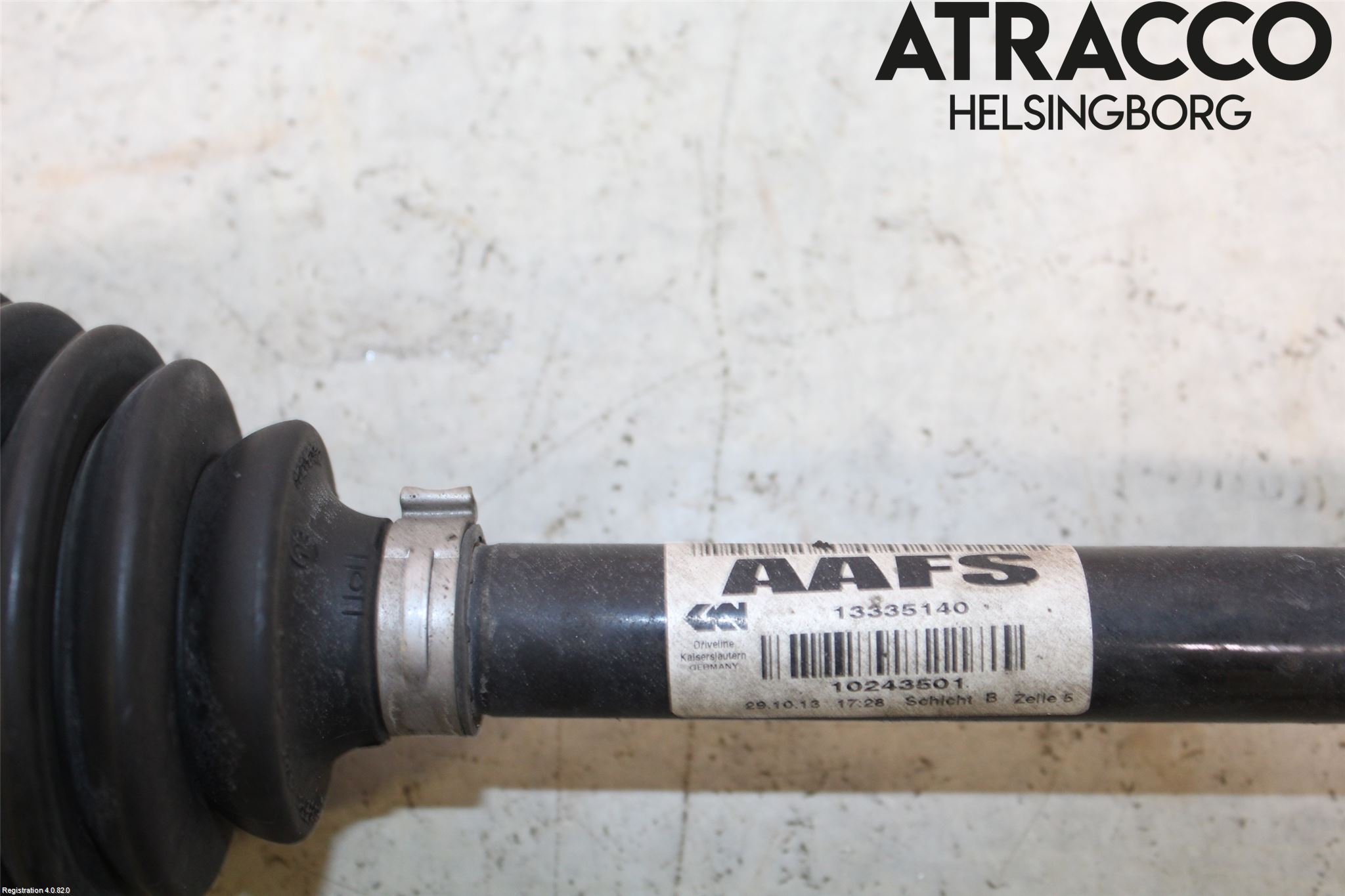 Opel ASTRA J 10-15 Drivaksel Foran Kompl Venstre