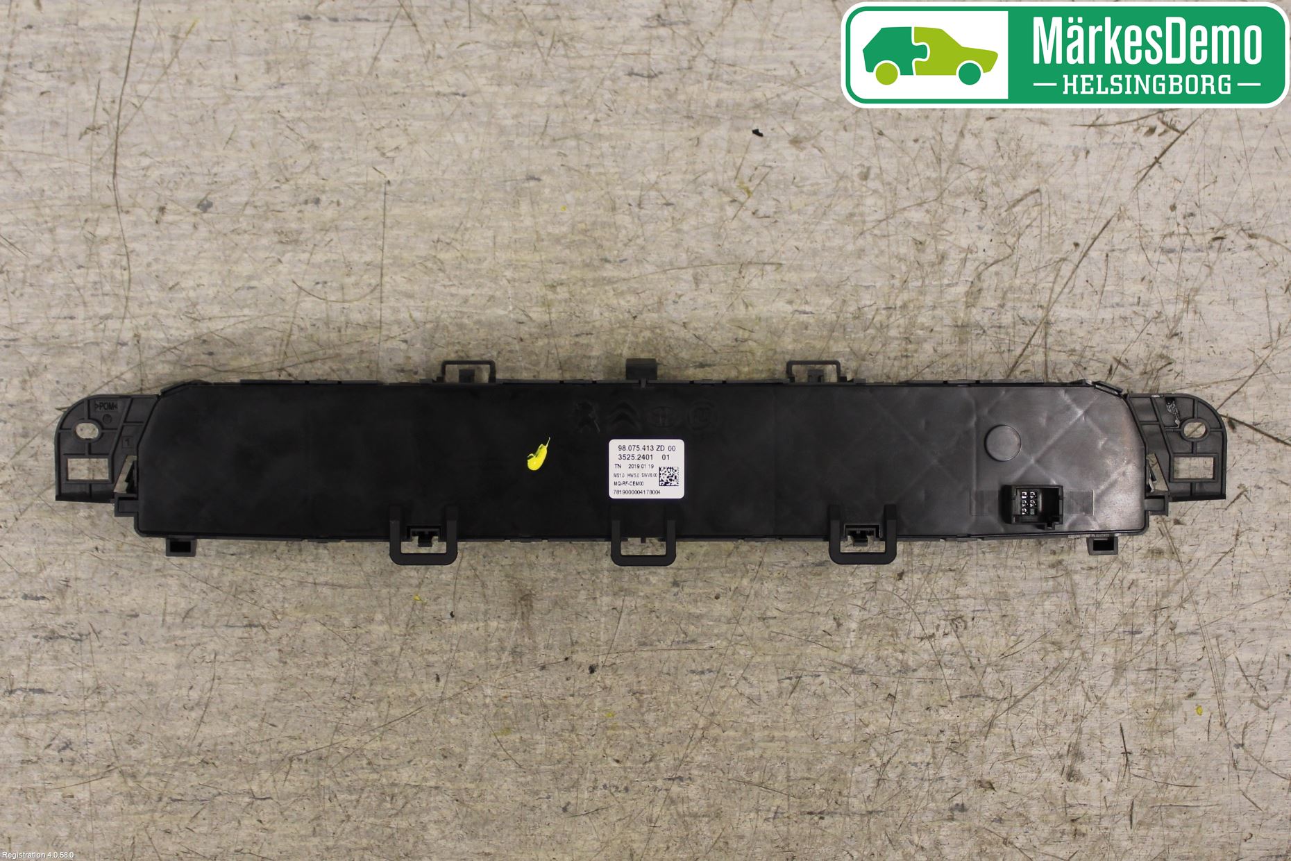 Peugeot RIFTER/E-RIFTER 19- Varme Ac Betjening-Display