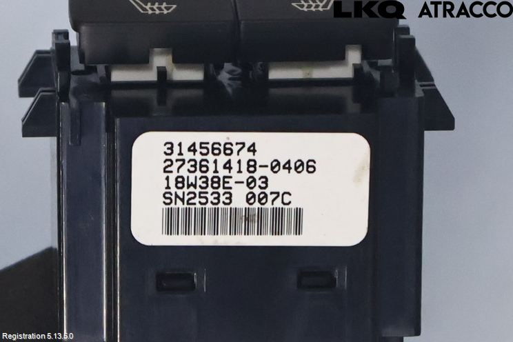 Volvo XC40/RECHARGE 18- Bryter Varmesete