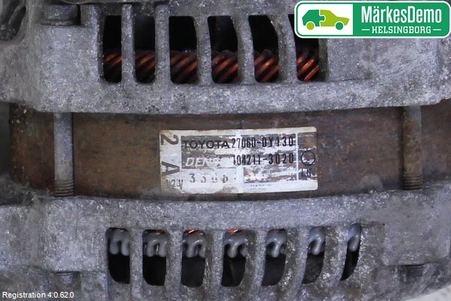 Toyota YARIS XP130 12-14 Dynamo