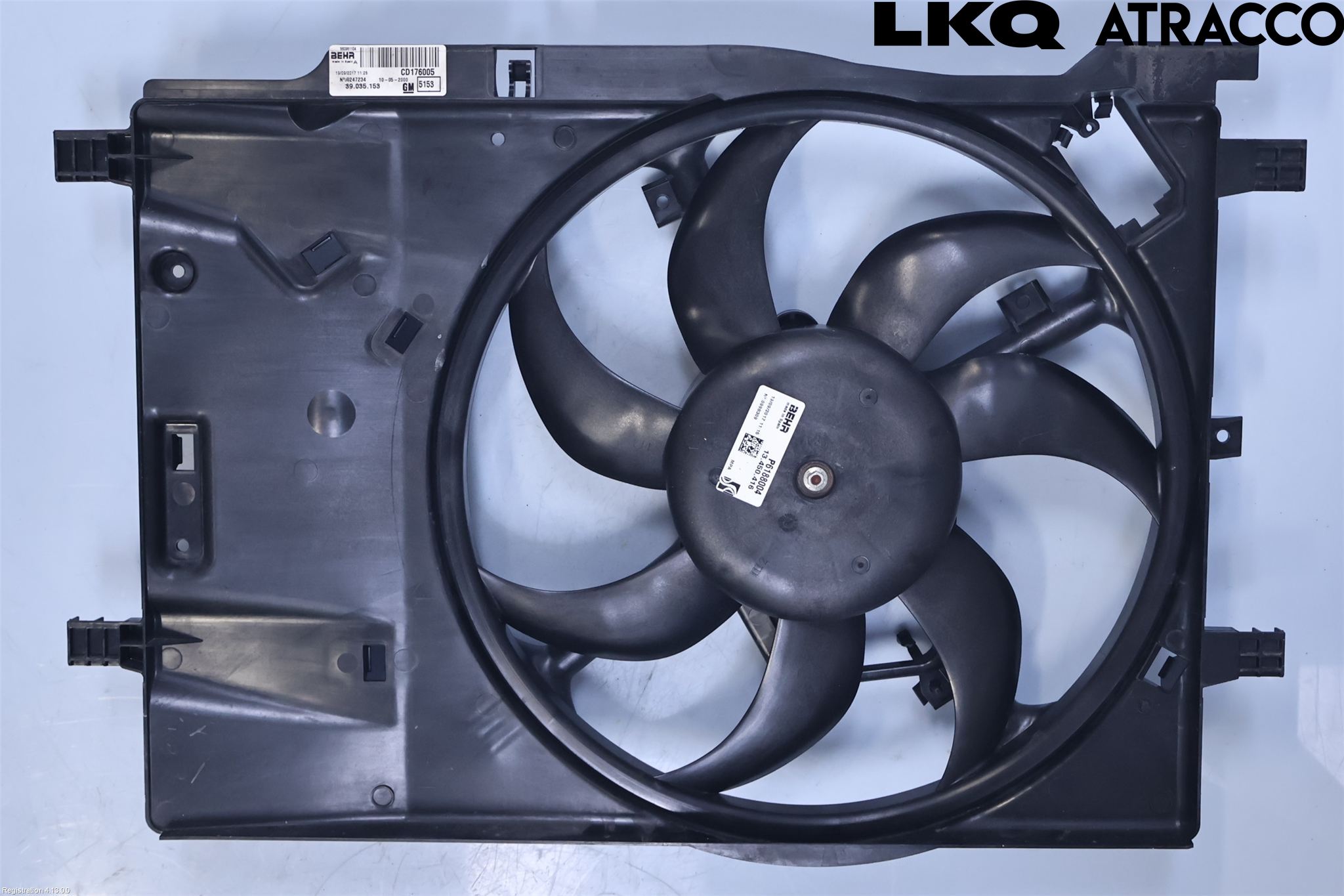 Opel CORSA E 15-19 Kjølevifte Elektrisk
