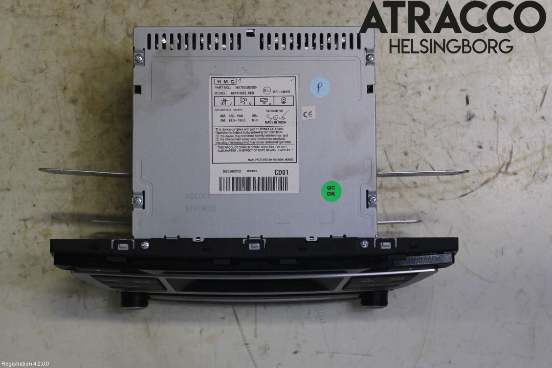 Hyundai i20 GB 15-20 Stereo Radio Med Cd