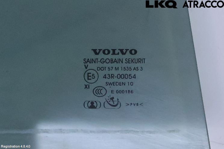 Volvo XC70 08-13 Dørrute Bak Høyre 4Dørs