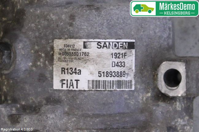 Opel COMBO D 12-18 Varme Ac Kompressor