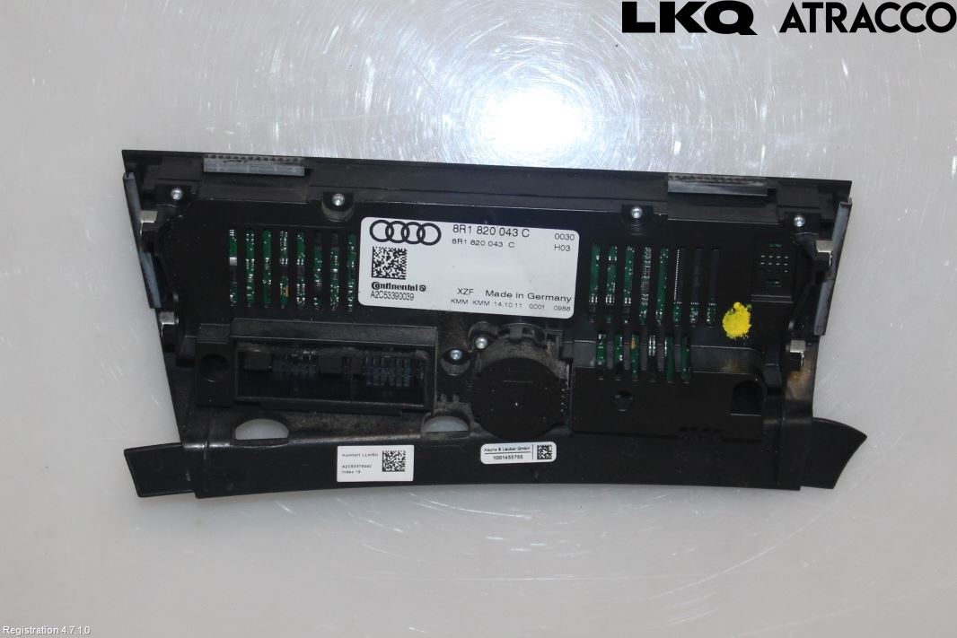 Audi Q5 09-16 Varme Ac Betjening-Display