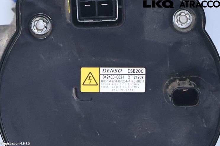 Toyota PRIUS (ZVW50) 16-21 Varme Ac Kompressor