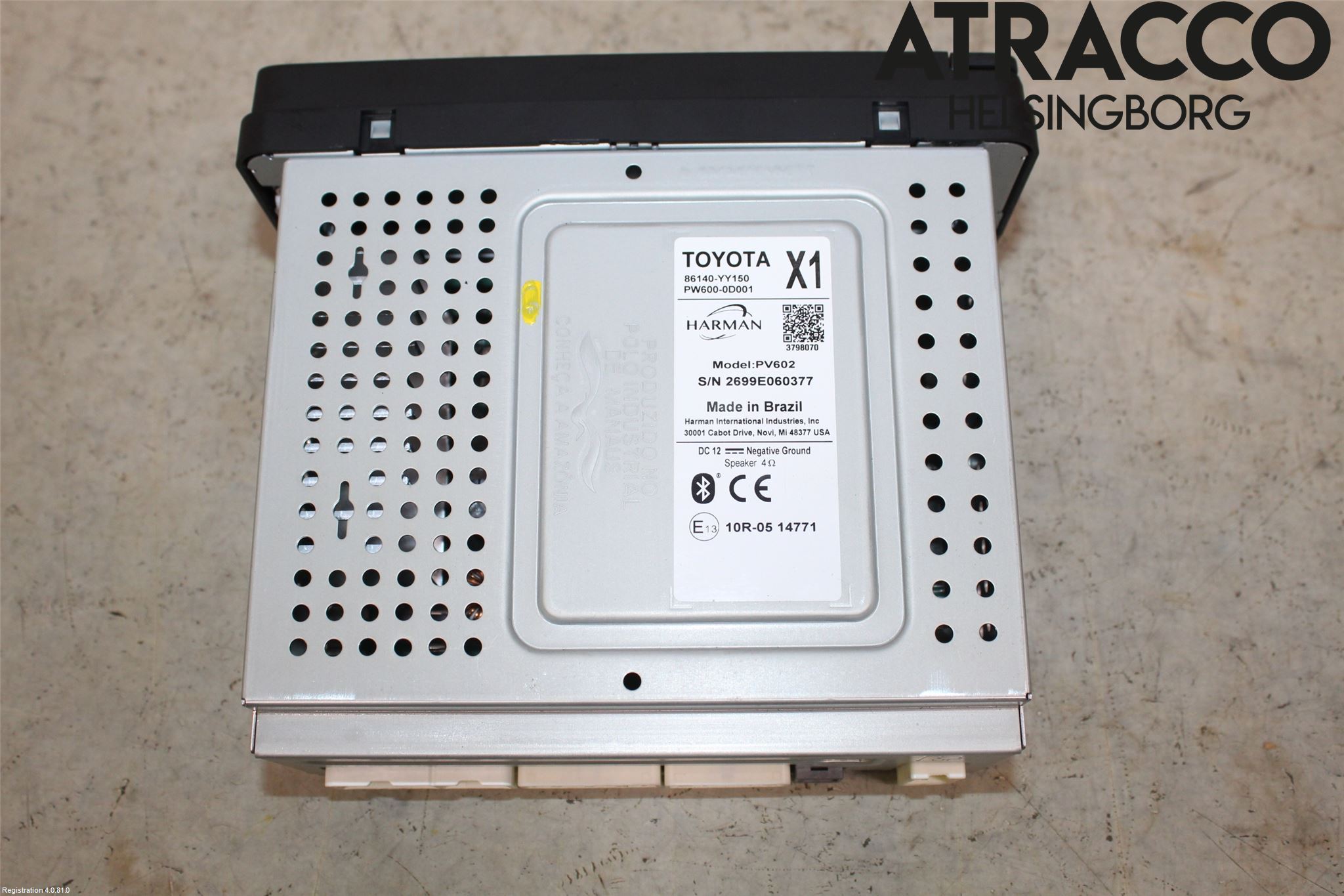 Toyota YARIS XP21 20- Stereo Radio
