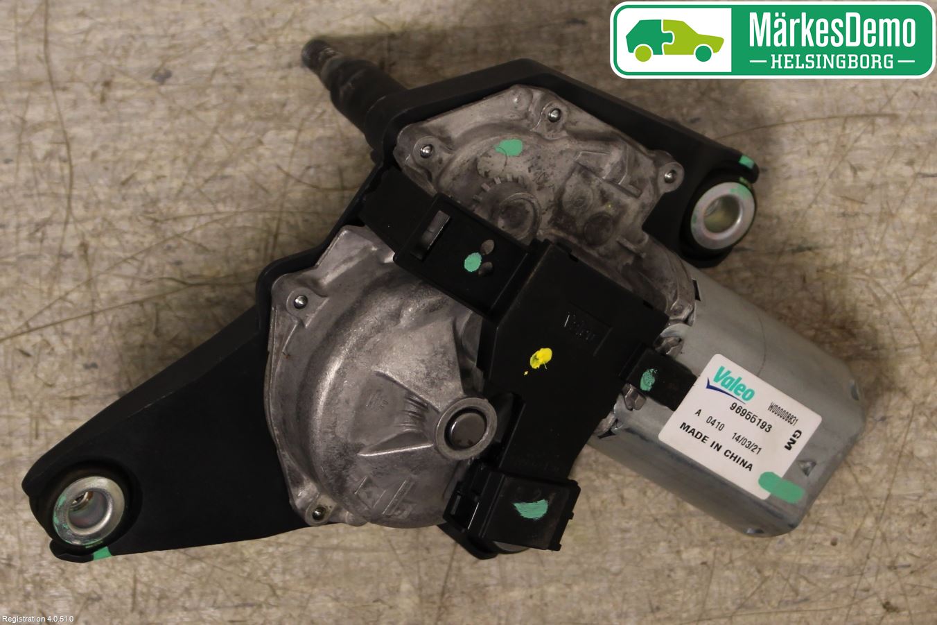 Opel MOKKA 13-20 Viskermotor Bakluke