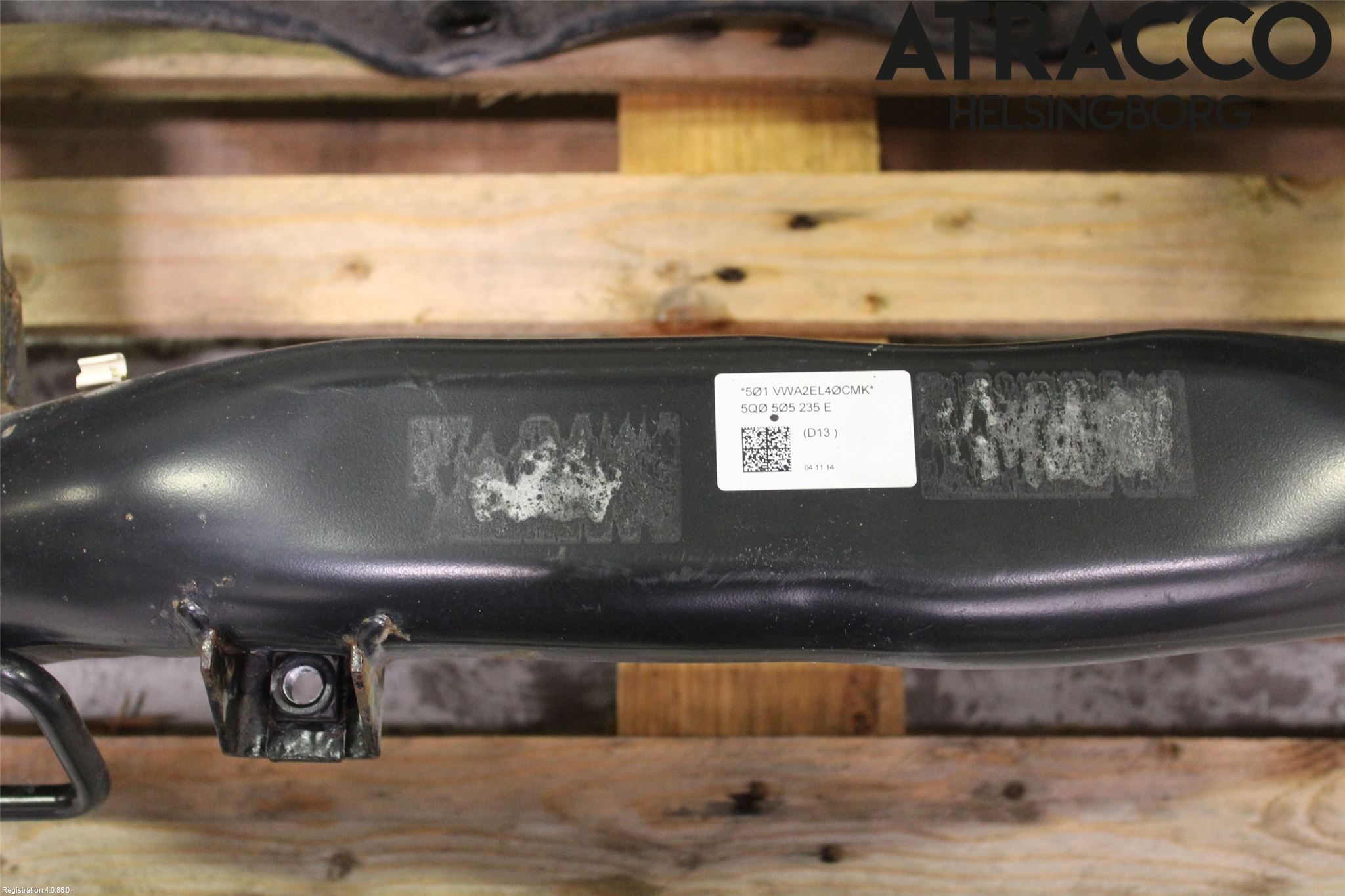 Audi A3/S3 8V 13-20 Bakaksel Feste Travers-Ramme