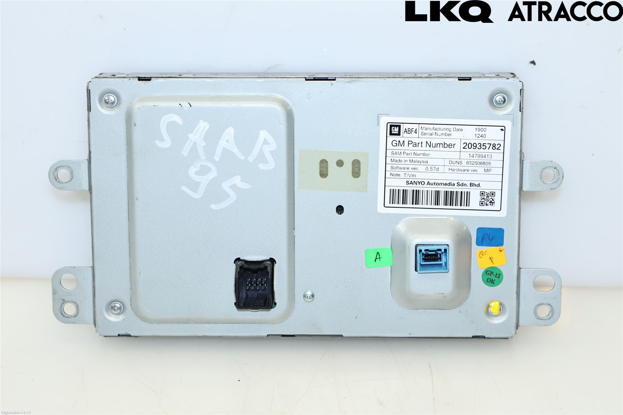 Saab 9-5 10-12 Multifunktionsdisplay