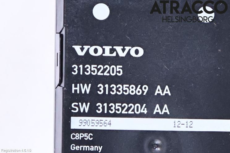 Volvo V70 08-13 Styreenhet Bakluke