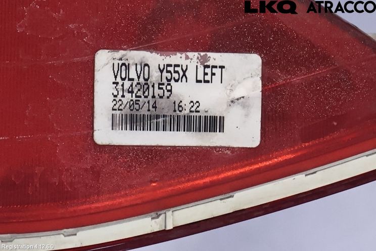 Volvo V40 12-19 Refleks Bak