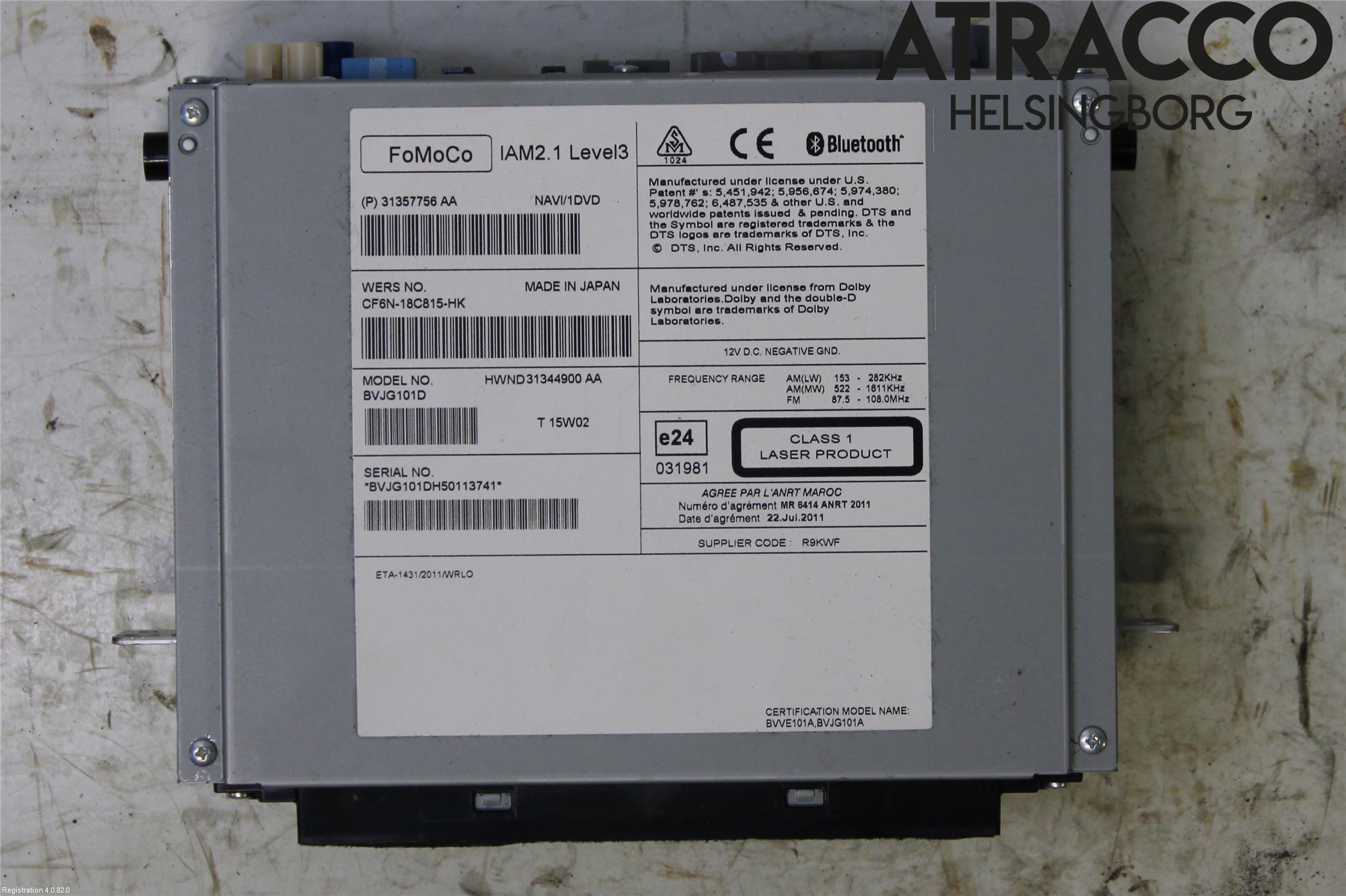 Landrover RANGE ROVER SPORT (L494) 14-22 Stereo Radio Med Cd
