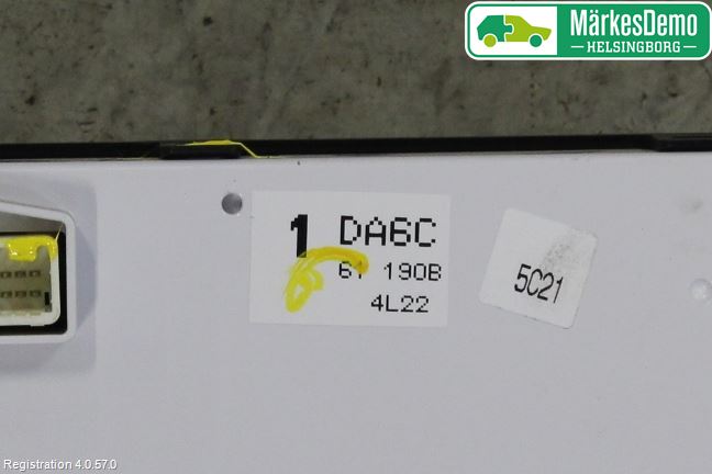 Mazda 2 (DJ) 15-22 Varmeapparat Panel(Regulering)