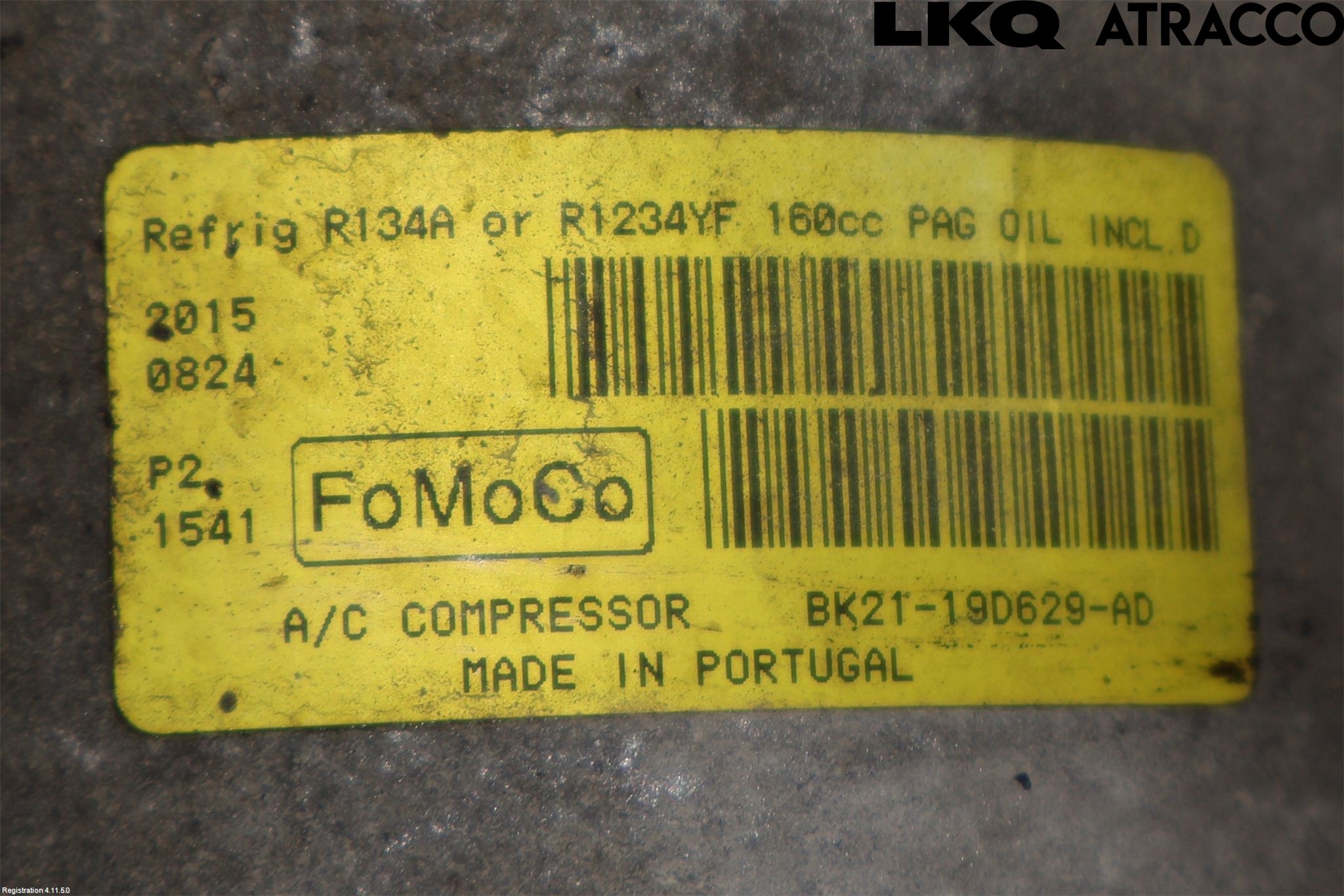 Ford TRANSIT SKÅP/BUSS 14-22 Varme Ac Kompressor