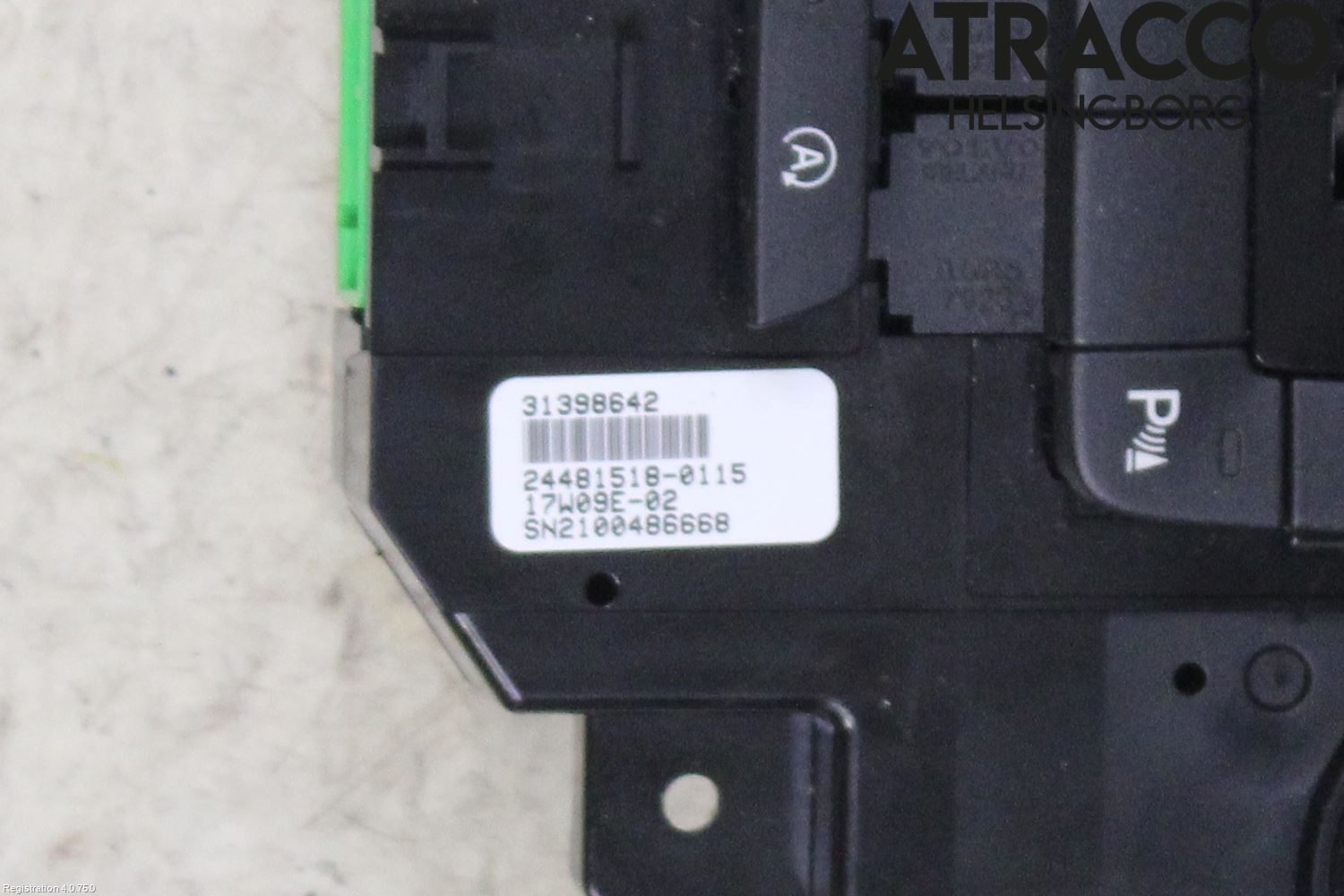 Volvo V40 12-19 Varme Ac Betjening-Display
