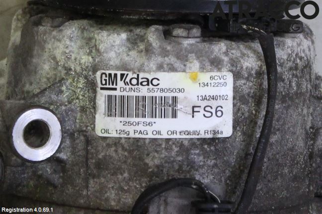 GM CHEVROLET ORLANDO Varme Ac Kompressor
