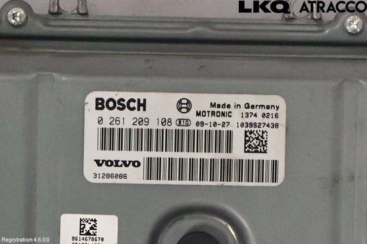 Volvo S80 07-13 Styreenhet Innsprøytning