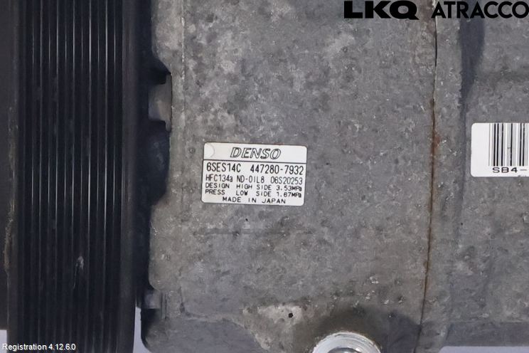 Toyota RAV4 13-18 Varme Ac Kompressor
