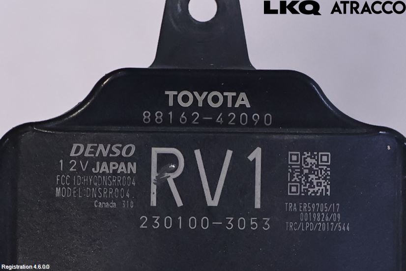 Toyota RAV4 19- Sensor Kollisjonsbeskyttelse