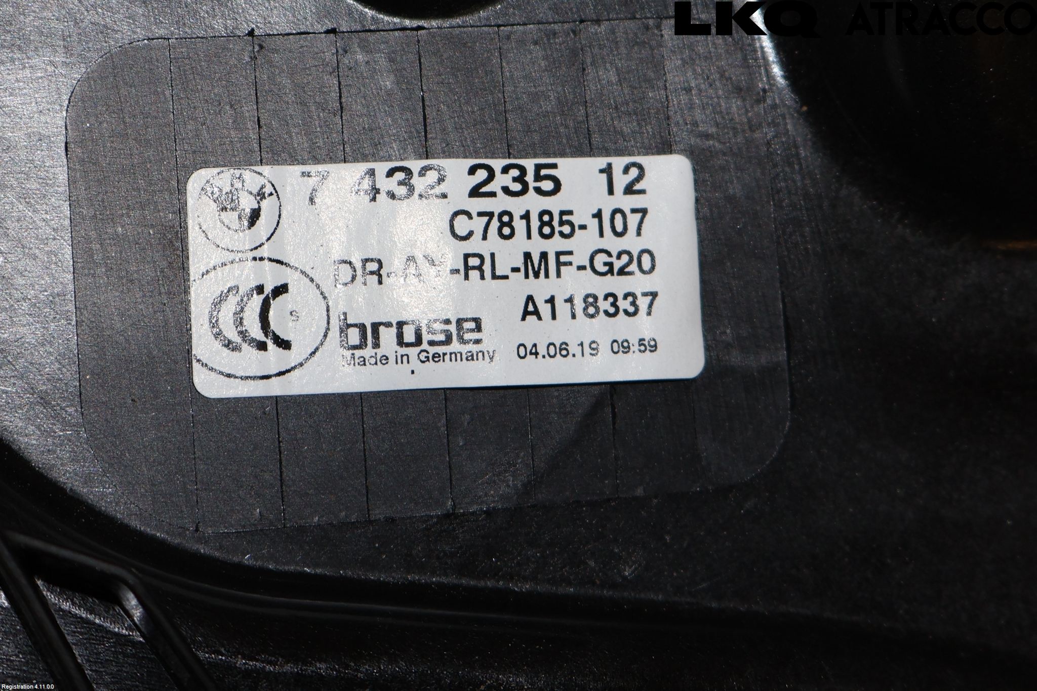 BMW 3 G20/G21/G80/G81 19- Vindusheis El Komp