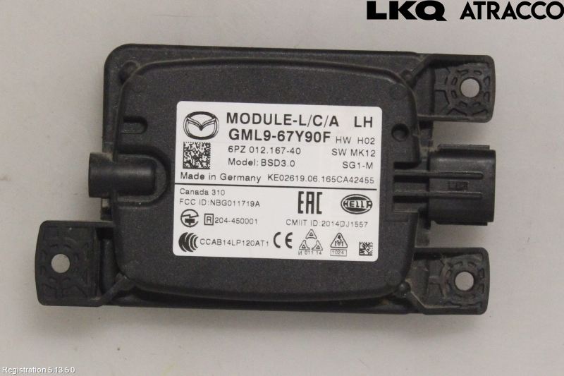 Mazda 6 13- Sensor Kollisjonsbeskyttelse