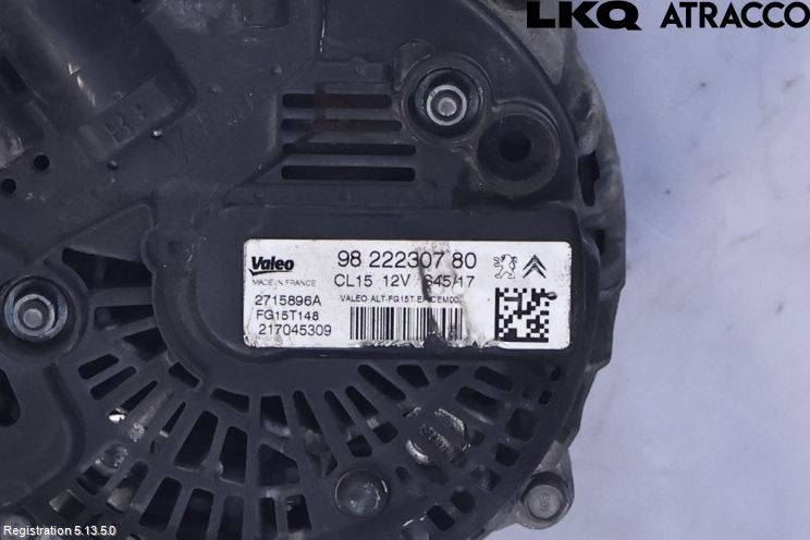 Peugeot 3008 17-24 Dynamo