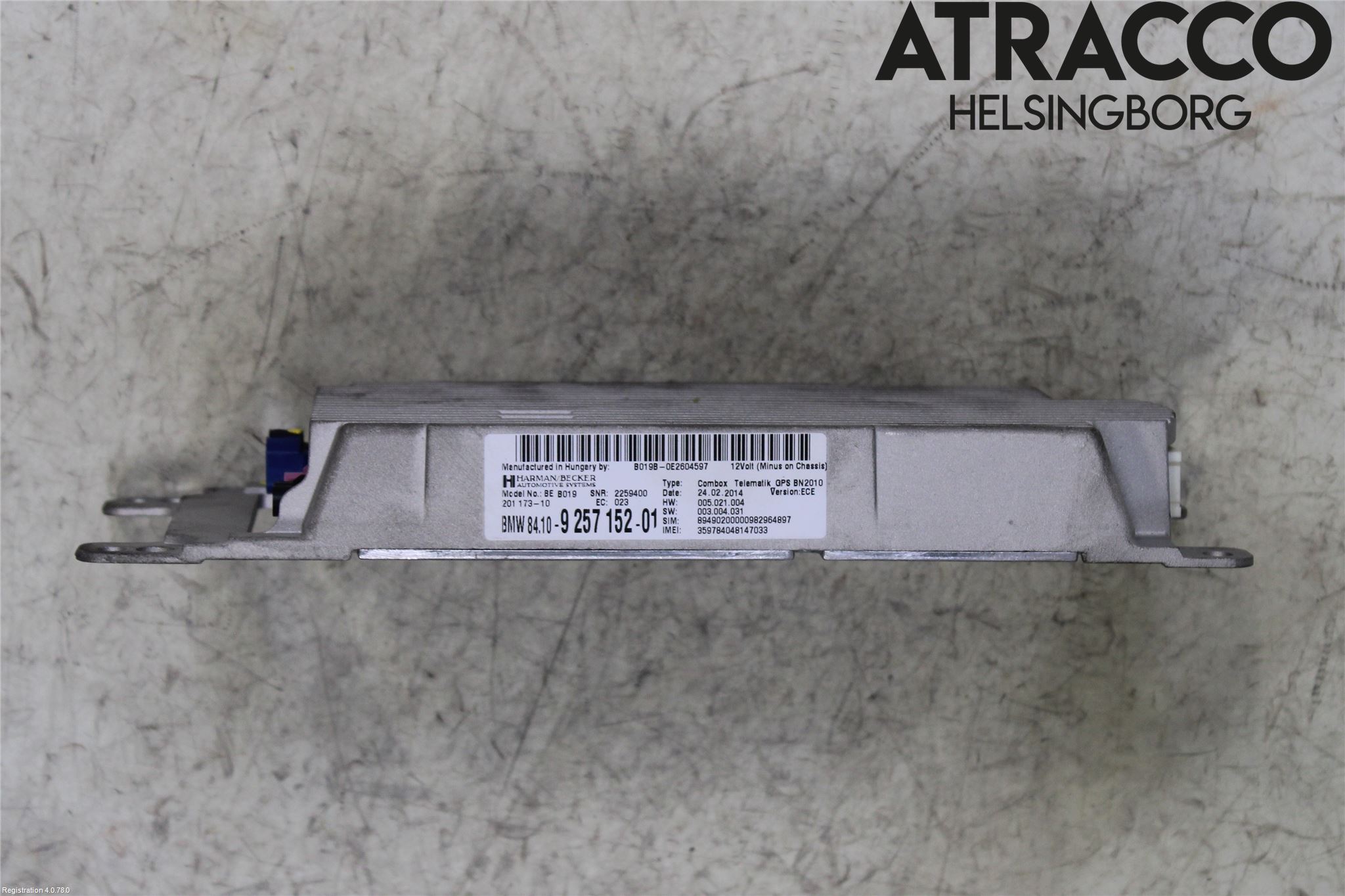 BMW 5 F10/F11/F18 09-17 Styreenhet Øvrig
