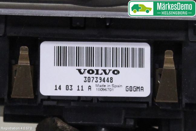 Volvo S60 14-18 Bryter Hovedlys