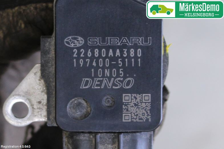 Subaru LEGACY 10-14 Inns Luftmassemåler
