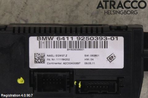 BMW 1 E87/81 5D/3D 03-11 Varme Ac Betjening-Display