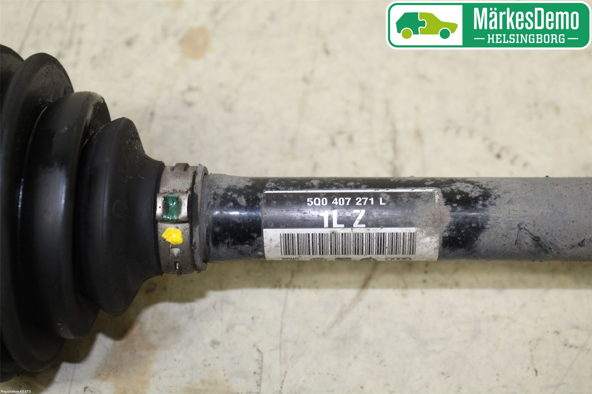 Volkswagen VW GOLF / E-GOLF VII 13-20 Drivaksel Foran Kompl Venstre