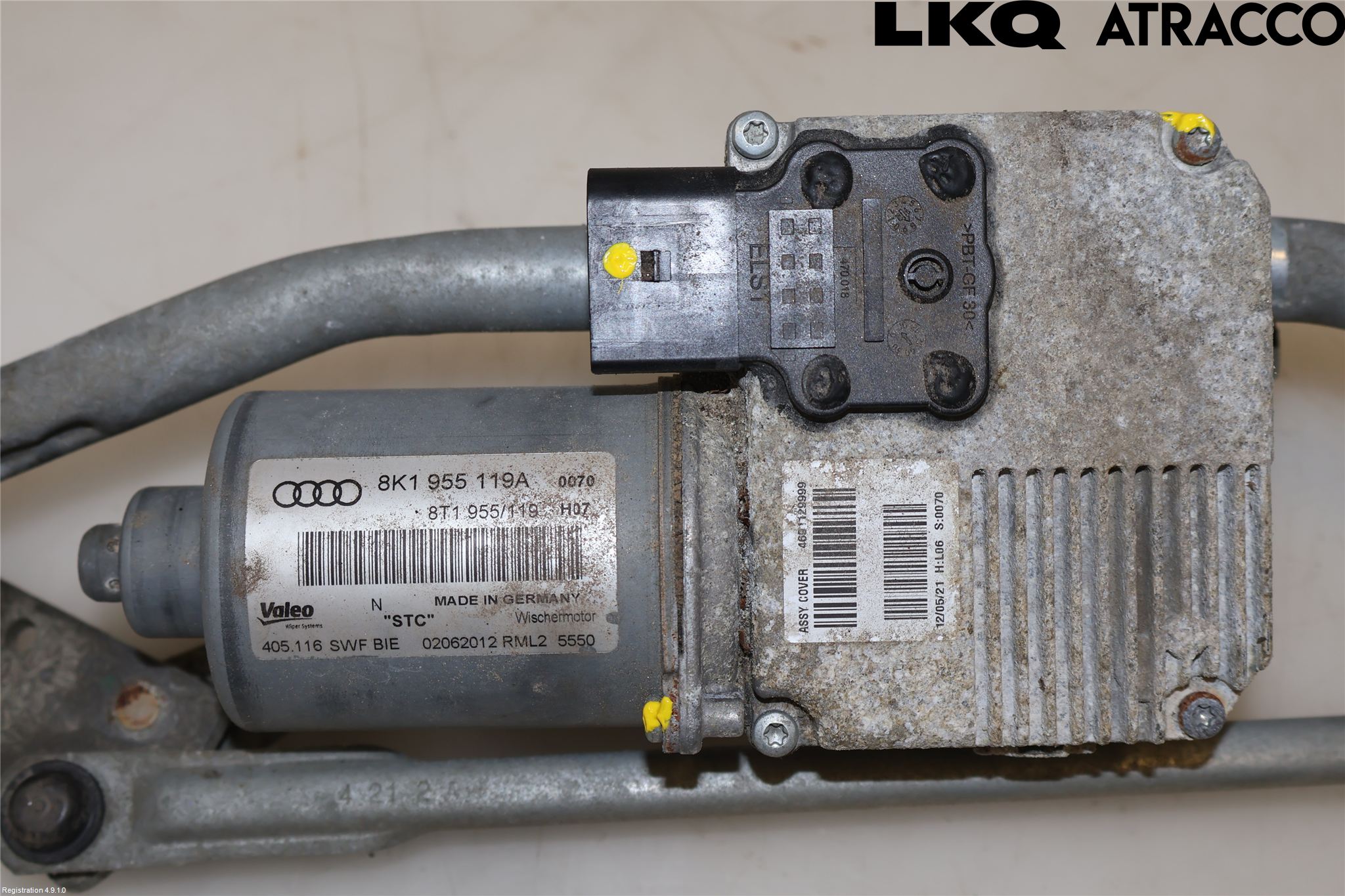 Audi A4 12-15 Viskeroverføring Frontrute
