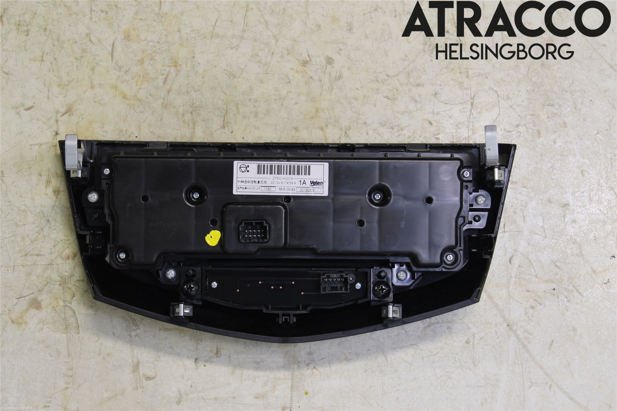 Nissan QASHQAI 17-21 Varme Ac Betjening-Display