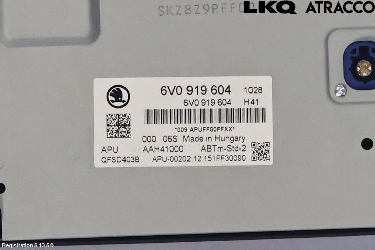 Skoda FABIA 15-21 Stereo Radio Med Cd