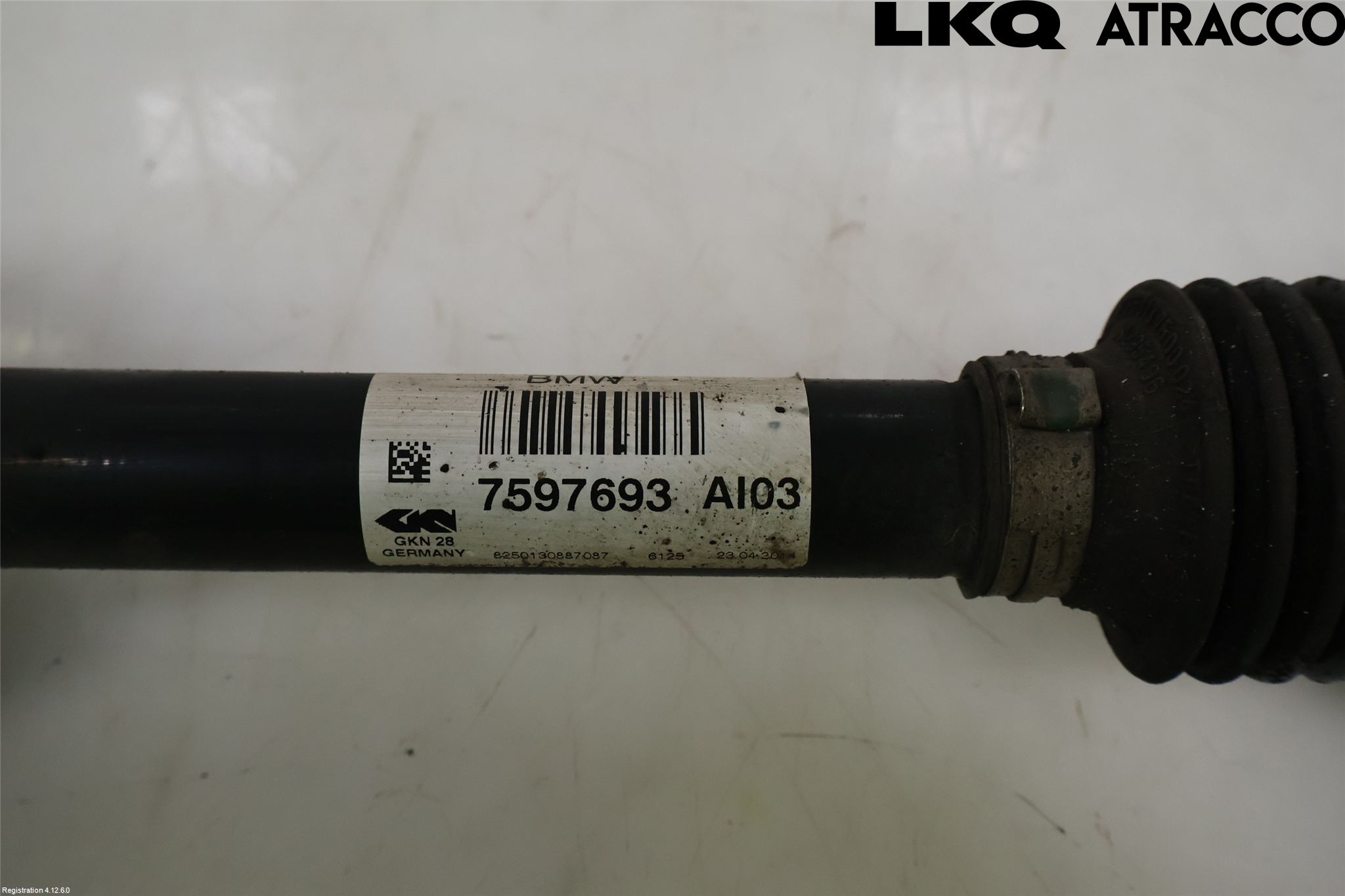 BMW 3 GT F34 13-19 Drivaksel Foran Kompl Venstre