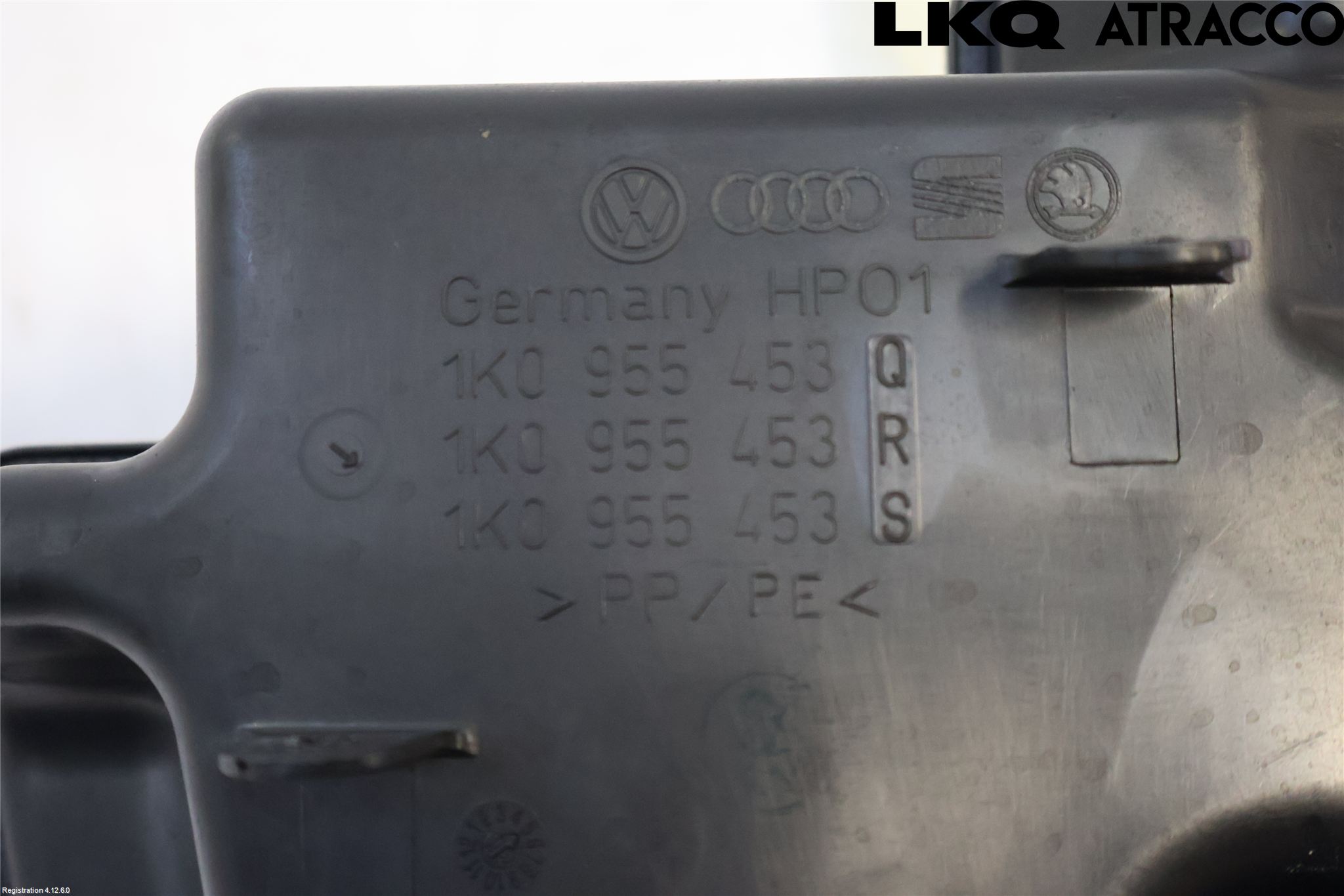 Volkswagen VW GOLF VI 09-13 Spylerbeholder Frontrute-Lykte