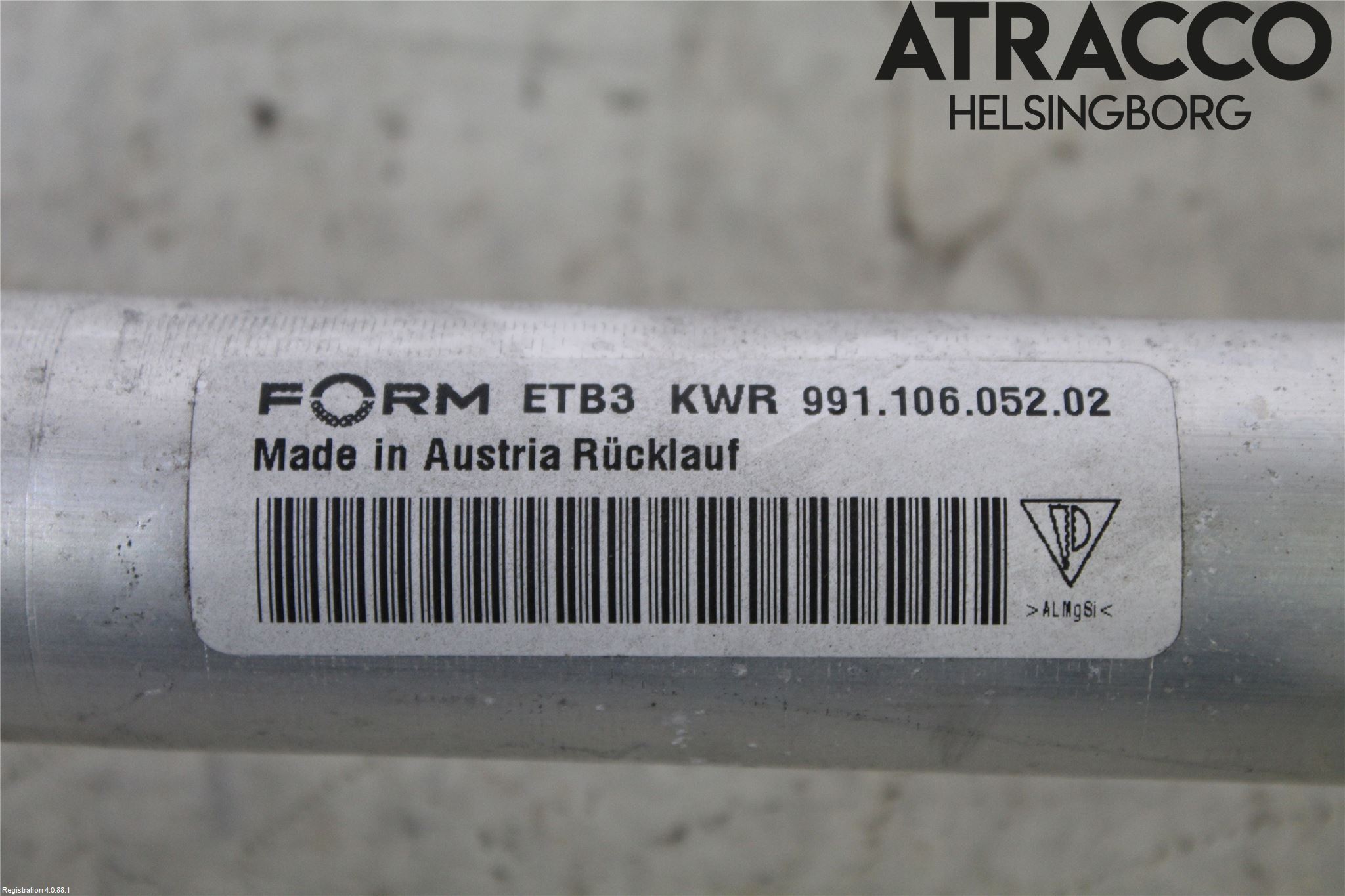 Porsche 911 64- Radiator Slange