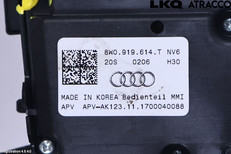 Audi A4/S4 B9 16-19 Bryter Multifunksjon