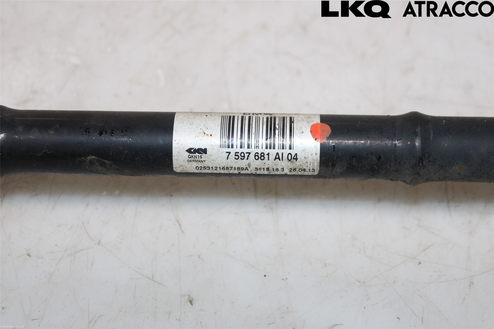 BMW 3 F30/F31/F80 12-19 Drivaksel Bak Kompl Venstre