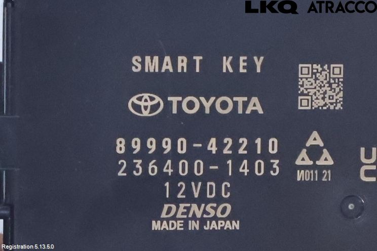 Toyota bZ4X EA10 22- Styrenhet Nyckellös System