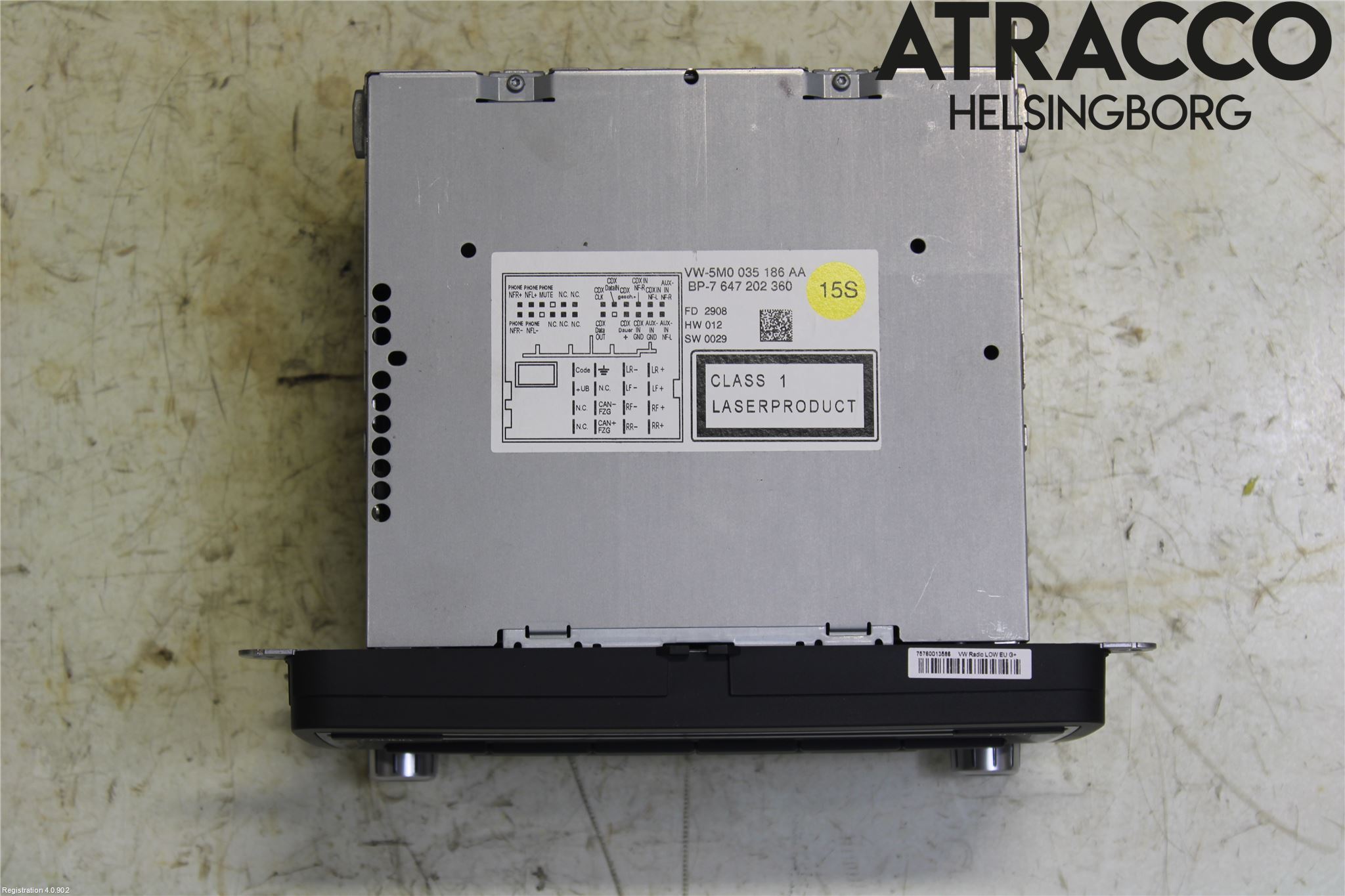 Volkswagen VW TIGUAN 07-16 Stereo Radio Med Cd