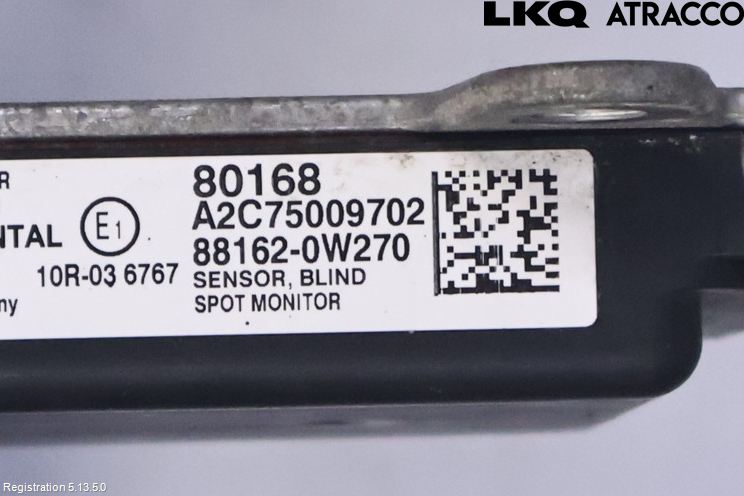 Toyota PRIUS (ZVW50) 16-21 Sensor Kollisjonsbeskyttelse