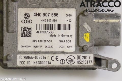Audi A8/S8 4H 10-17 Sensor Kollisjonsbeskyttelse